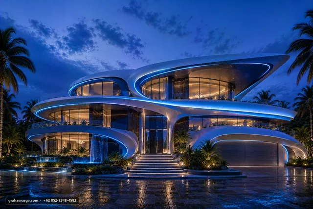 Arsitektur untuk Kabupaten Madiun. — pandangan arsitektur 3
